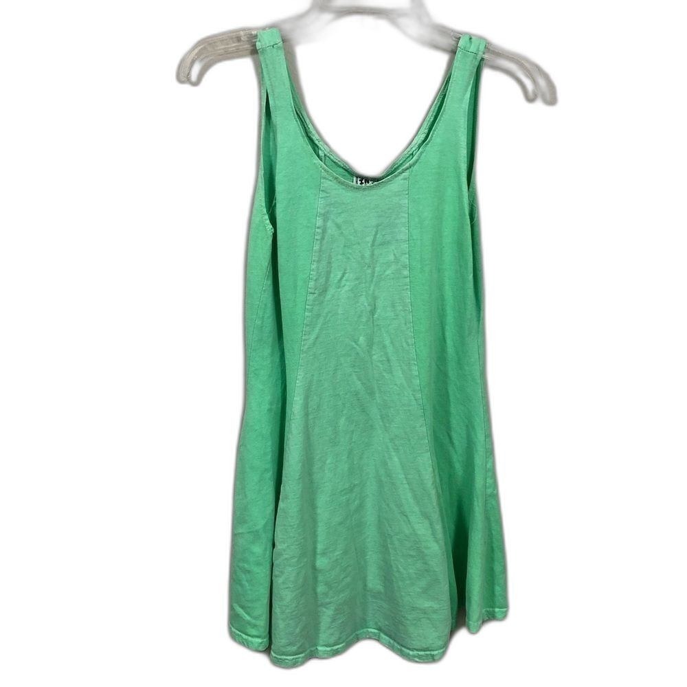 Vintage In Gear Mint Green Sleeveless Skater Mini Dress Made in USA Womens S/M